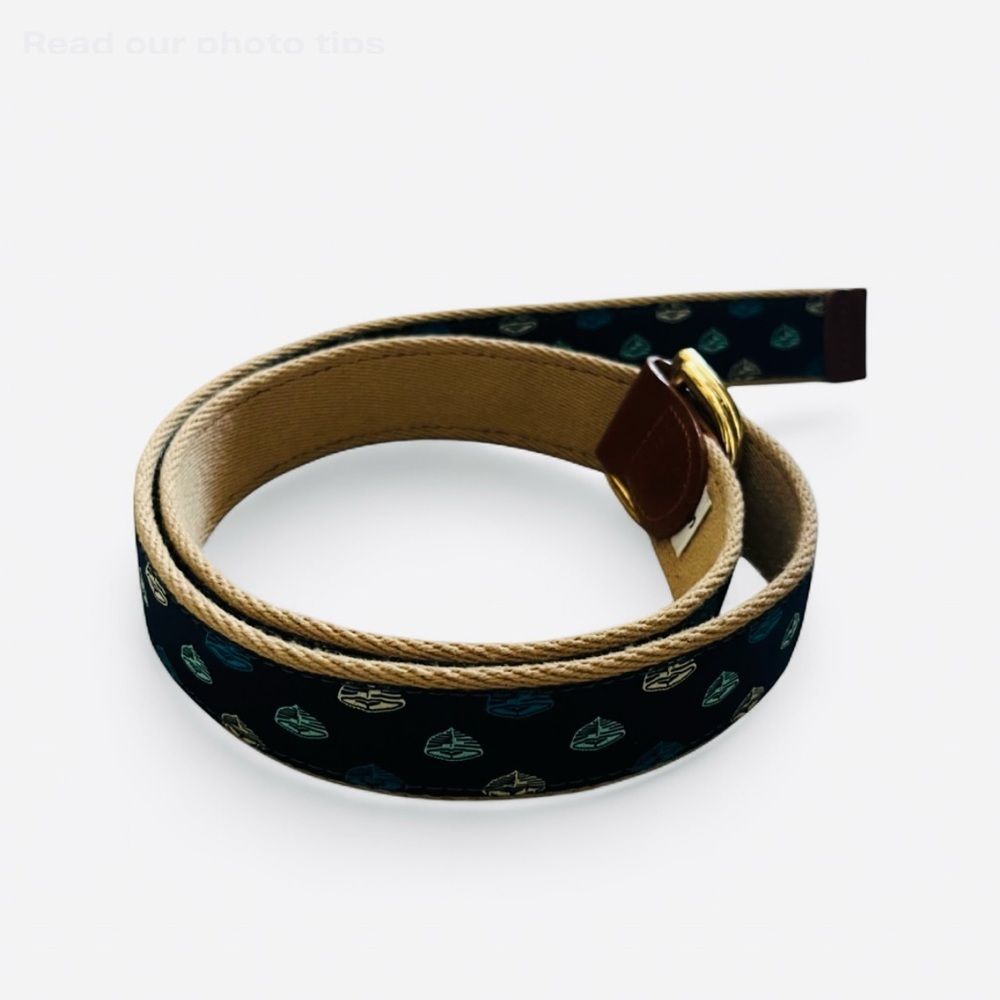 Dories Belt Nautical Golf Solid Brass Buckle‎
